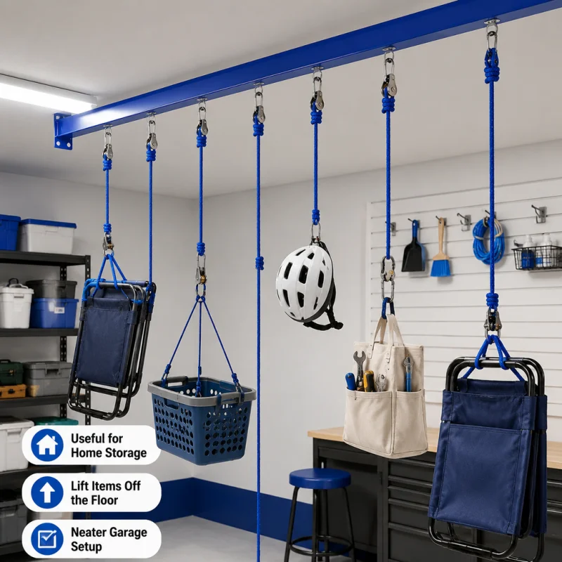Heavy Duty Retractable Rope Tensioner, Adjustable Tie Down Rope with Roller Buckle System