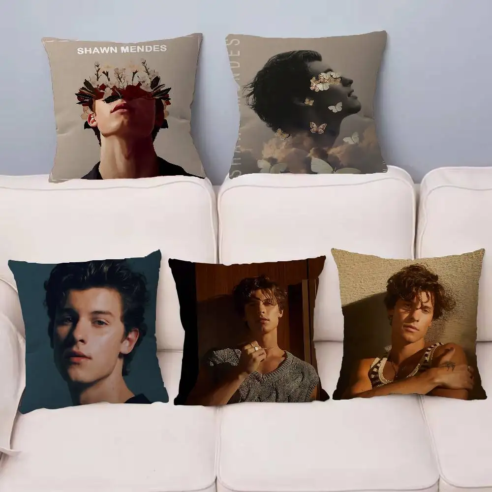 

Handsome Male Singer S-shawn M-mendes Pillow Cover Sofa Cushion Cover Home Room Decoration Children Gift