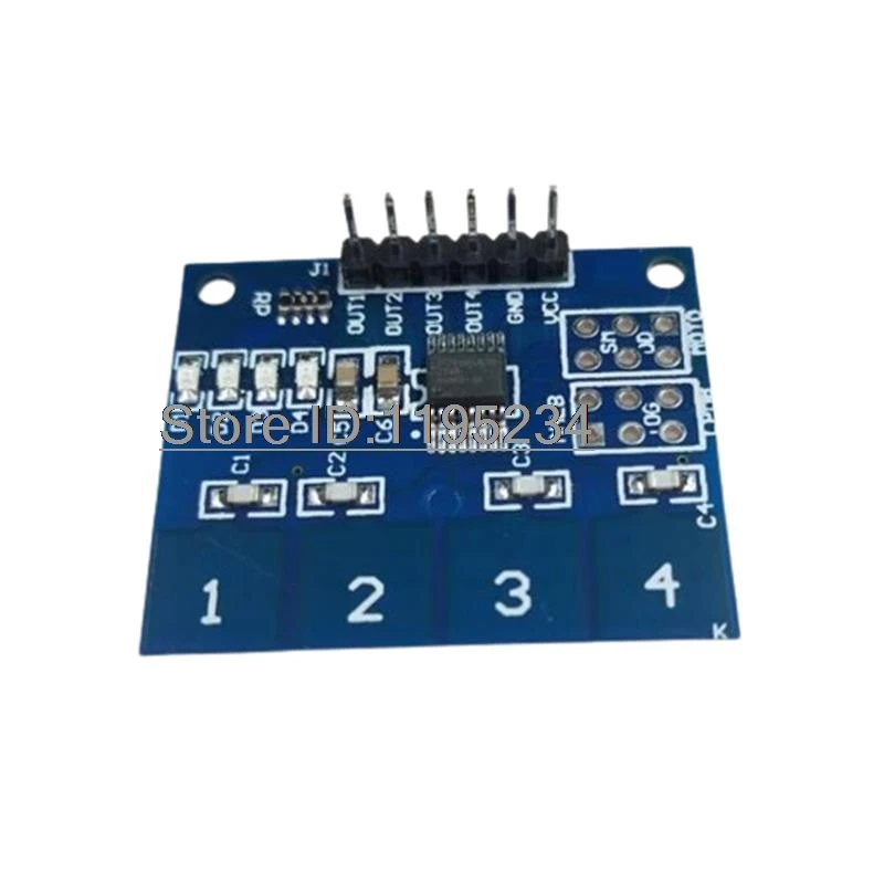 1pcs TTP224 TTP226 TTP229 Digital Switch Touch Module 4 8 16 Channel Way Capacitive Touch Switch Sensor Module