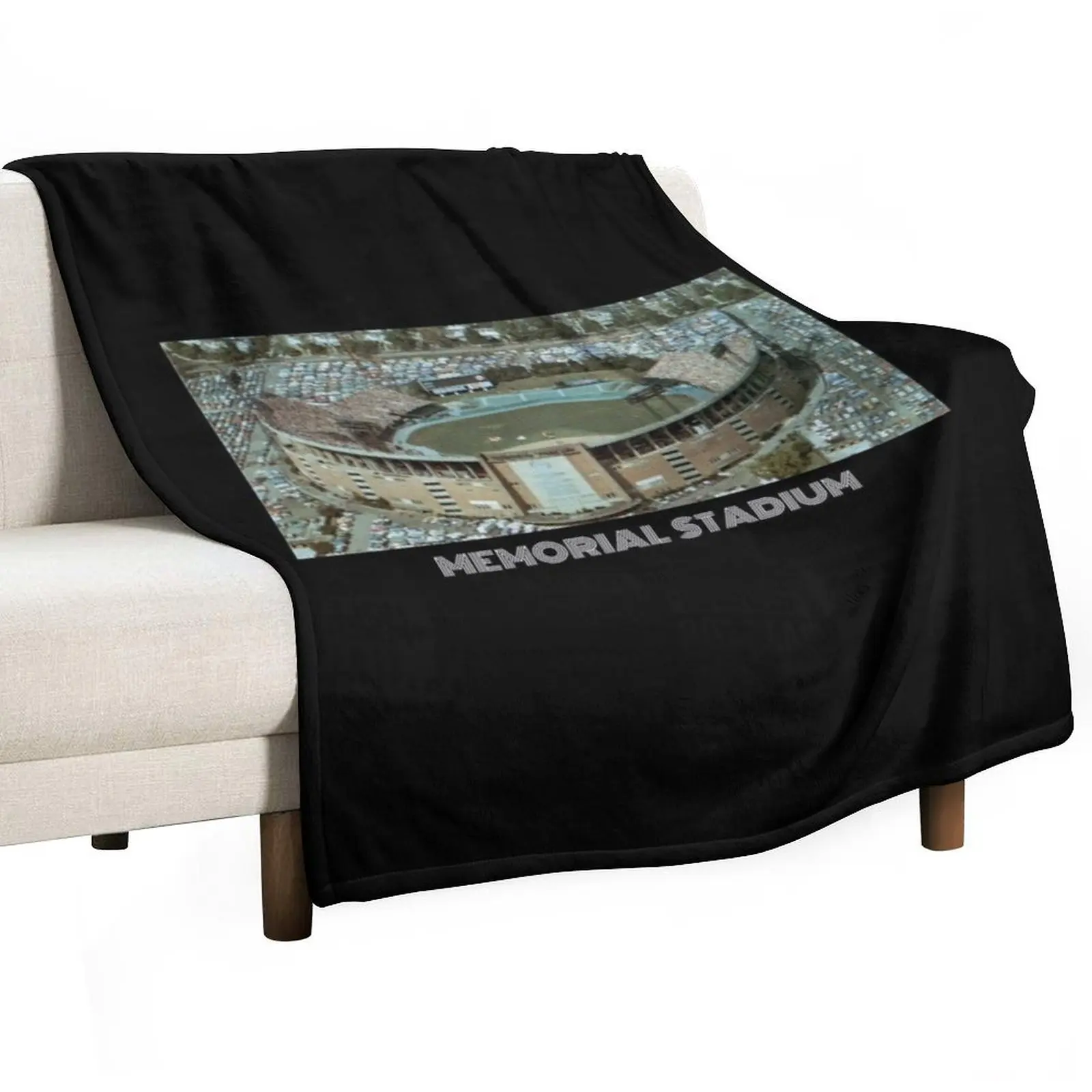 

Memorial Stadium- Oriole Black Throw Blanket Stuffeds sofa bed Heavy For Baby Blankets