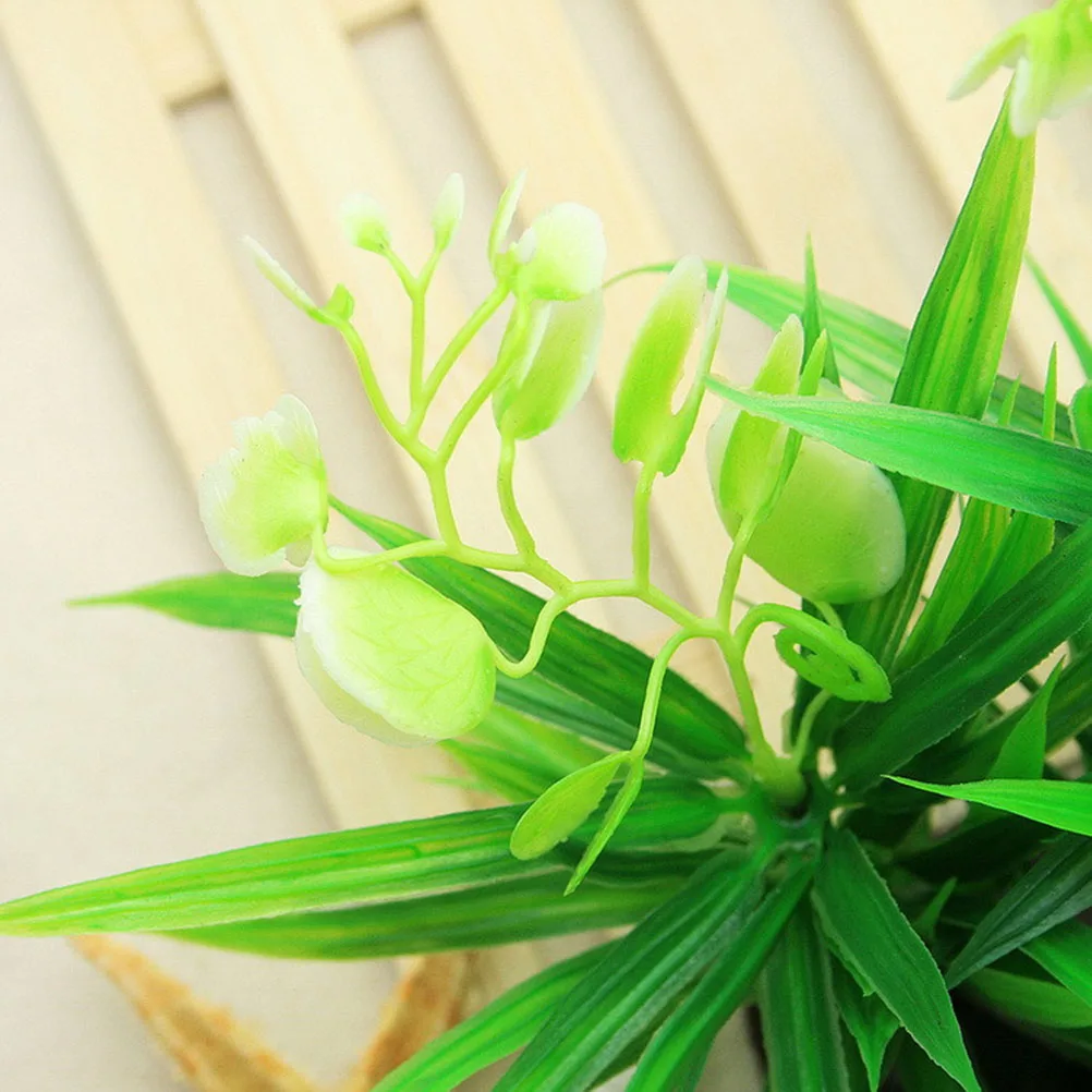 

Artificial Water Grass Simulation Plants Flexible Plastic Aquatic Rockery Decorations for Fish Tank Aquarium Natural Scenery