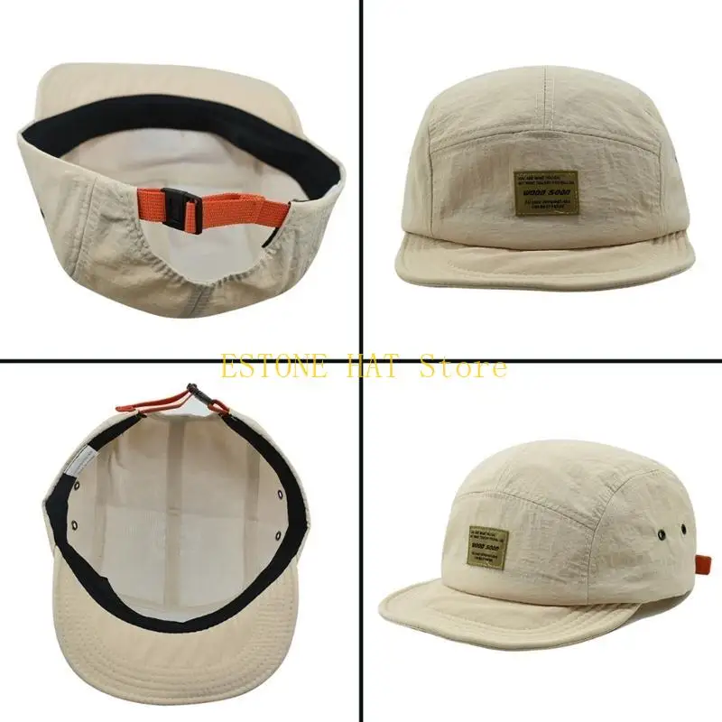 49MF Mountaineering Hat Short Brim Vintage Aesthetics Sports Hat Surprise Gift