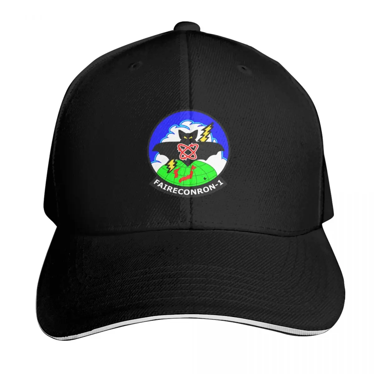 Fleet Air Reconnaissance Squadron VQ-1 Baseball Cap Sun Protection UPF 50+ Breathable Mesh Back Adjustable Buckle Closure