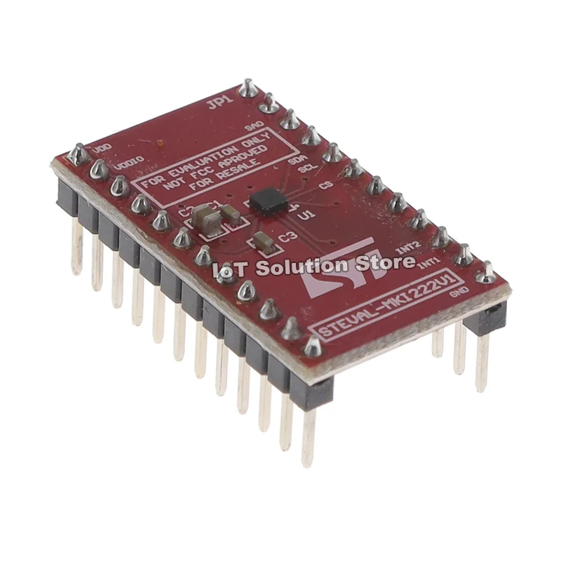 

STEVAL-MKI222V1 LIS2DU12 adapter board for a standard DIL 24 socket