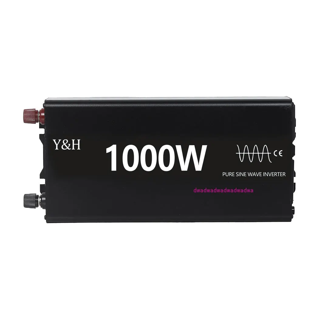 Y&H 1000W Pure Sine Wave Inverter DC12V to AC230V Power Converter for Home Backup Power, RV, Truck,Off-Grid Solar Systems