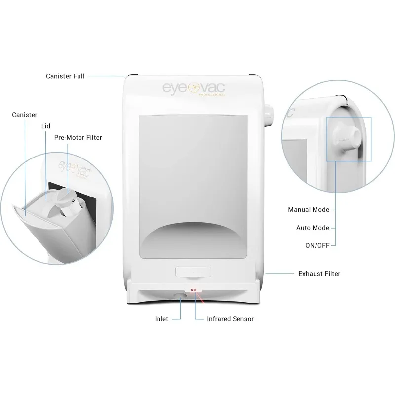 مجرفة أوتوماتيكية بدون لمس - فائقة السرعة وقوية - رائعة لكنس صالونات الحيوانات الأليفة وطعام الأوساخ والمطبخ