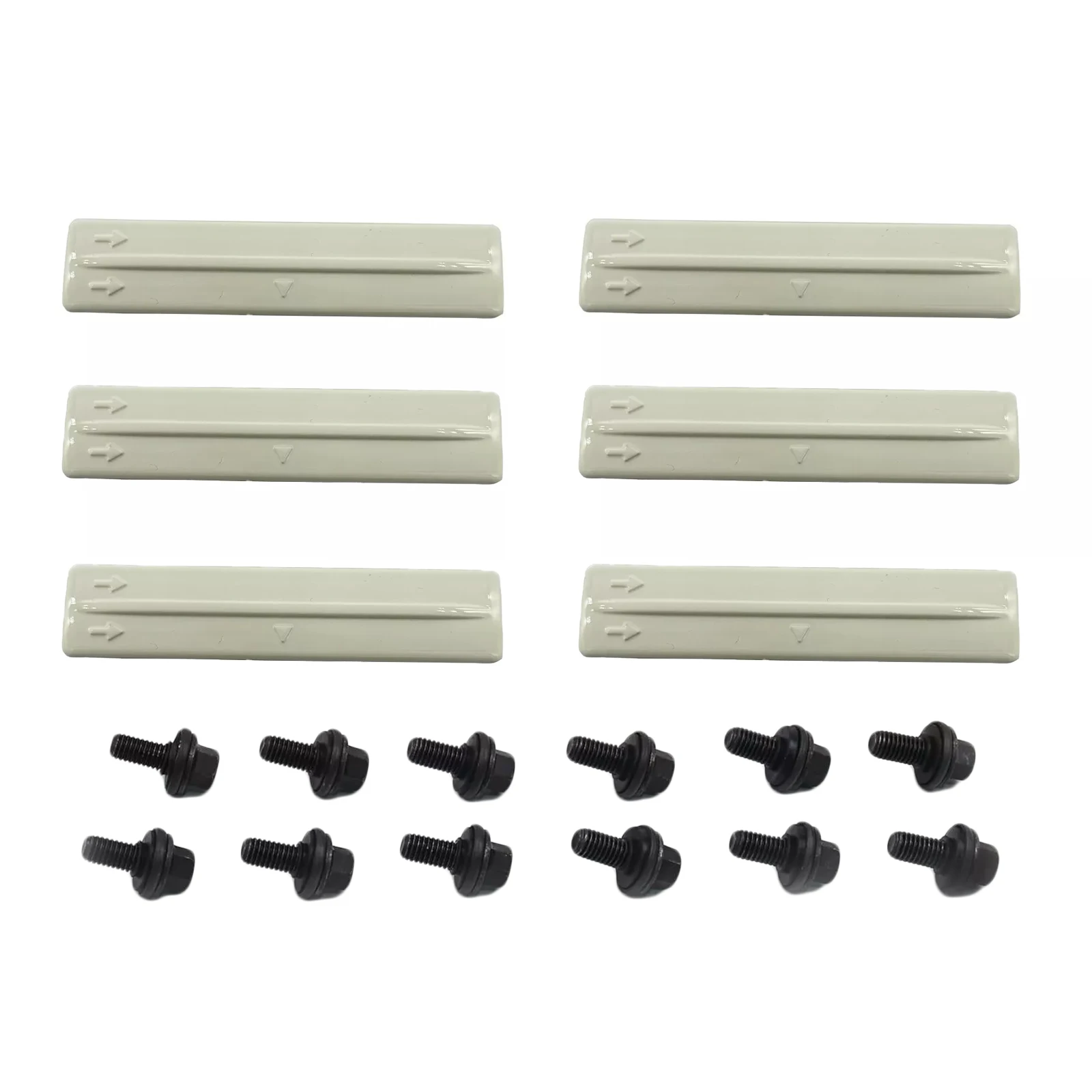 6pcs Roof Rack Removal Cover Bracket W/ Bolts Set For Toyota For 4Runner For Rav4 Plastic Accessories For The Car