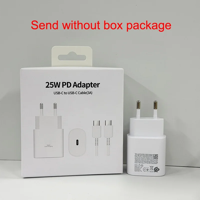 For Samsung Charger 25W Type C Fast Charge Charger 1M 1.5M 2M Cable for Galaxy S26 S25 S24 S23 S22 S21 Z Flip 8 A56 A36 A17 A35