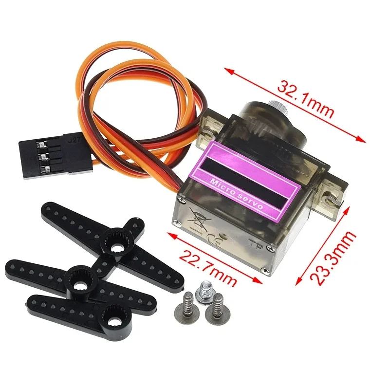 Electronic modelling servo SG92R 9g small servo module 2.5kg/4.8V motor 90 degree-180 degree