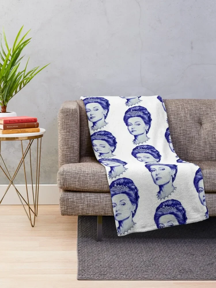 Princess Margaret from the Crown Throw Blanket Extra Large Throw Fashion Sofas Blankets