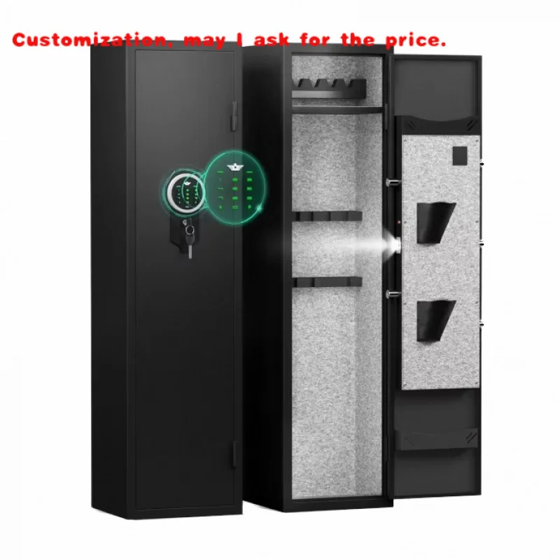

custom.In Stock US Warehouse Large Metal Digital Lock Gun Safes Long and Big Storage Cabinets and Boxes