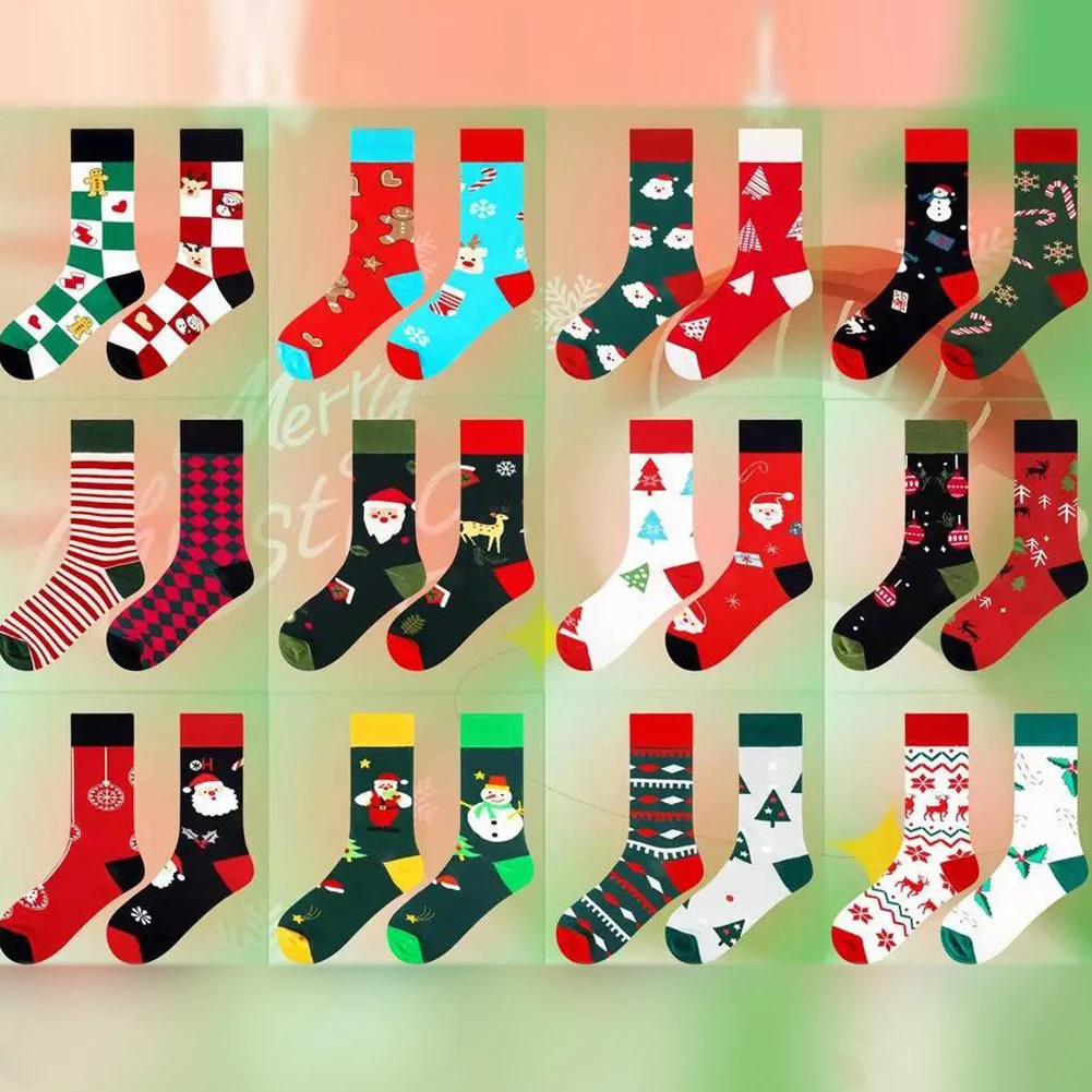 

Christmas Sock Advent Calendar 2024 Christmas Advent Calendar with 12 Pairs of Fun and Colorful Socks Xmas Countdown Calendar