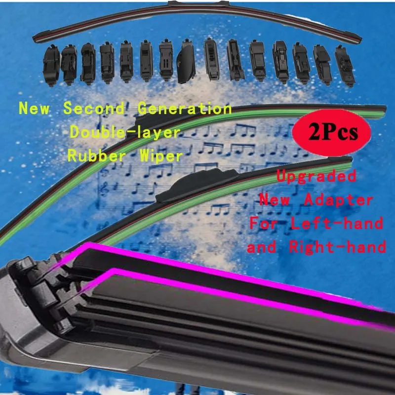 

Двойные резиновые щетки стеклоочистителя для Chevrolet Holden Equinox SUV EQ 1.5 2.0 2.4 AWD 2017 2018 2019 2020 2021 2022