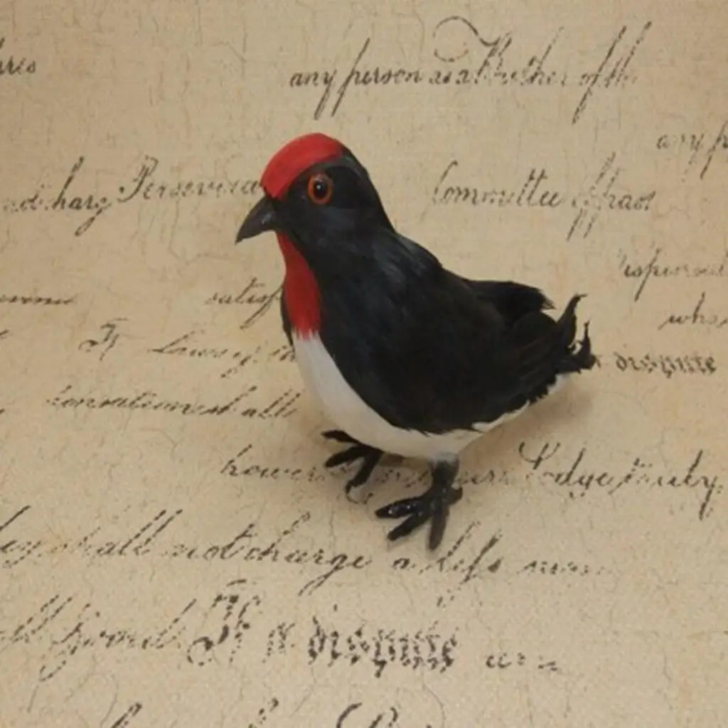 เหมือนจริง Swallow Faux FUR BIRD ของเล่นหัตถกรรมคอลเลกชันตกแต่งบ้าน