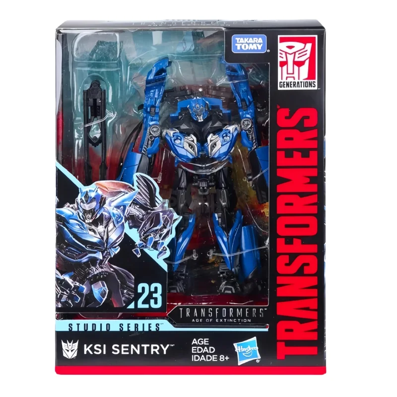 In Stock Takara Tomy Transformers Studio Series SS23 KSlSentry Deluxe Boy Birthday Gift Action Figure Toy AGE of Extinction