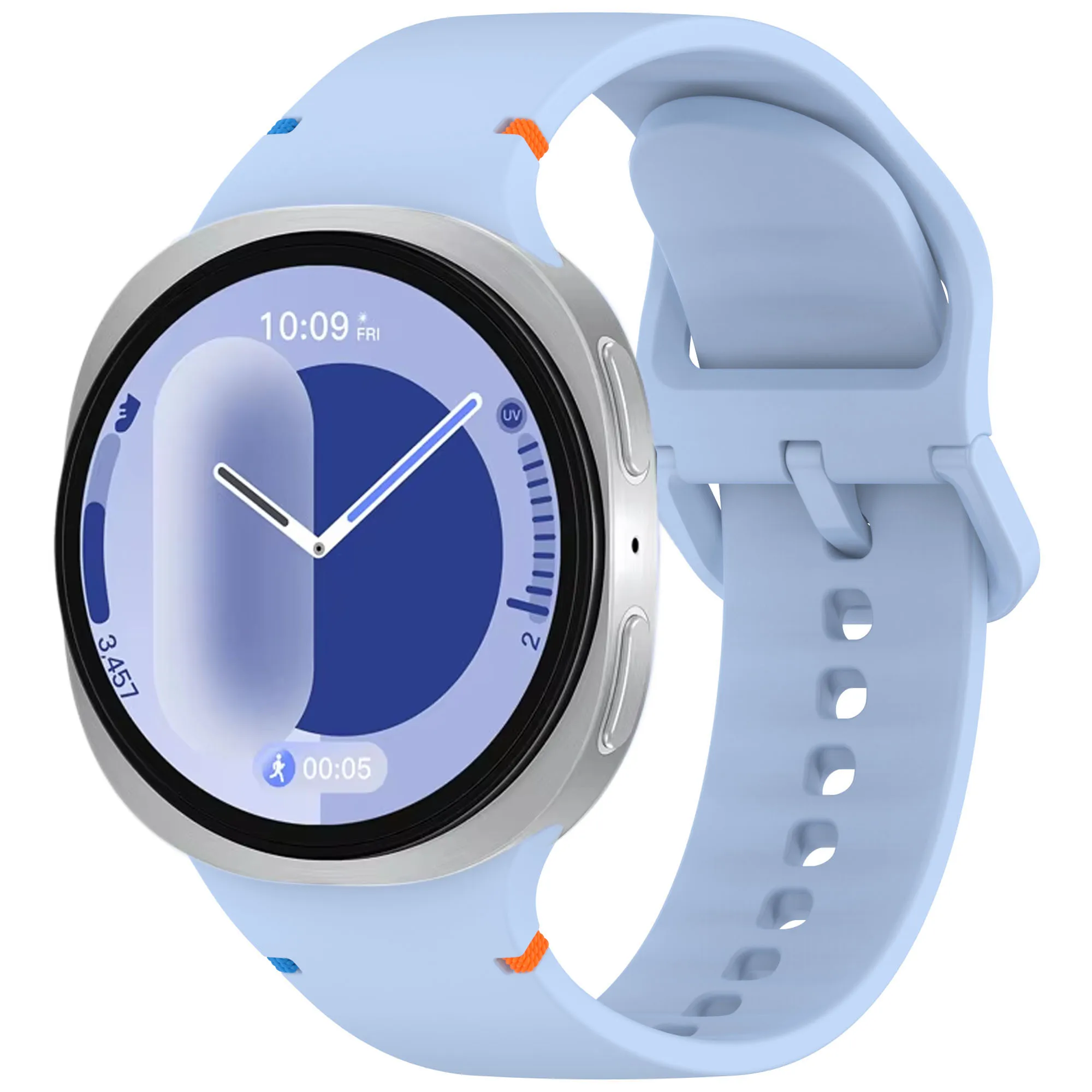 Official Silicone Watchband For Samsung Galaxy Watch 8 40mm 44mm 1:1 Sports Bracelet Wristband Galaxy Watch 8 Classic 46mm Belt