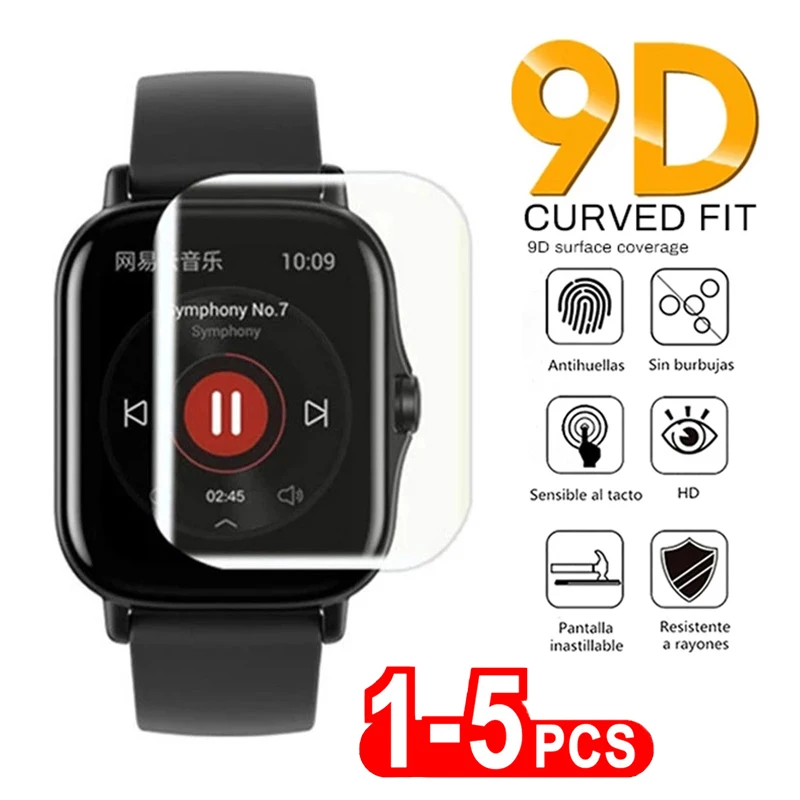 

1-5 шт. ТПУ для Amazfit Watch GTS 2 3 4 Mini GTR 42 мм 47 мм Гидрогелевая пленка для защиты экрана для Amazfit BiP S Bip 3 BIP U POP Pro