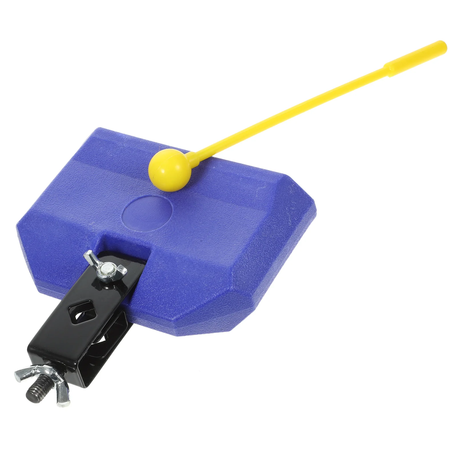 Instrument de Percussion Cowbell en métal Abs, couleur vive Durable réglable pour batterie, musique pour enfants, bruit d'encouragement de Football