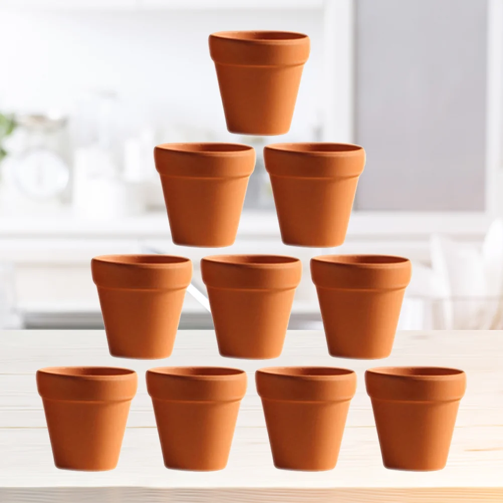 

20 Pcs Ceramics Plants Pots Succulent Terracotta Greenery Decor Small Household Mini