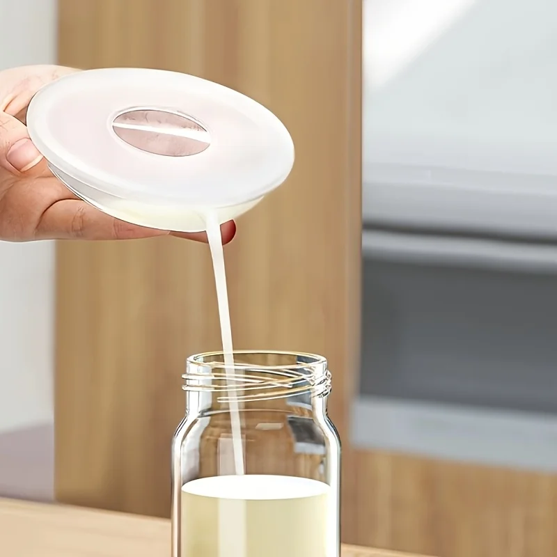 2-Pack Wearable Breast Milk Collection Pads Portable Reusable Milk Collectors Convenient Simple Milk Catcher for Nursing Mothers