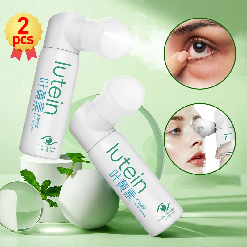 90ml Lutein Eye Care Mist Sprayer Face Eye Humidifier Portable Hydration Moisturizing Facial Lutein Relief Fatigue Dry Eyes