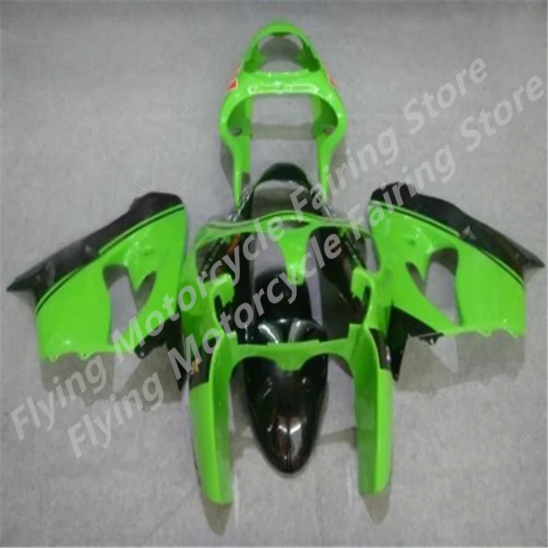 Body For KAWASAKI NINJA ZX9 R ZX900 ZX 9R 00-01 ZX 900 Glossy green ZX 9 R 900CC ZX9R 00 01 ZX-9R 2000 2001 Fairings kit