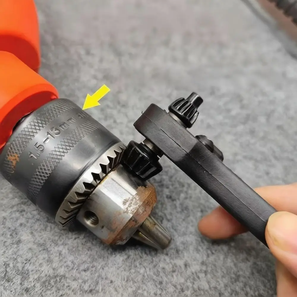Universal Two In One Ratchet Wrench Drill Chuck Key Adjustable Spanner Efficient Hand Tool For Household Tool Repair