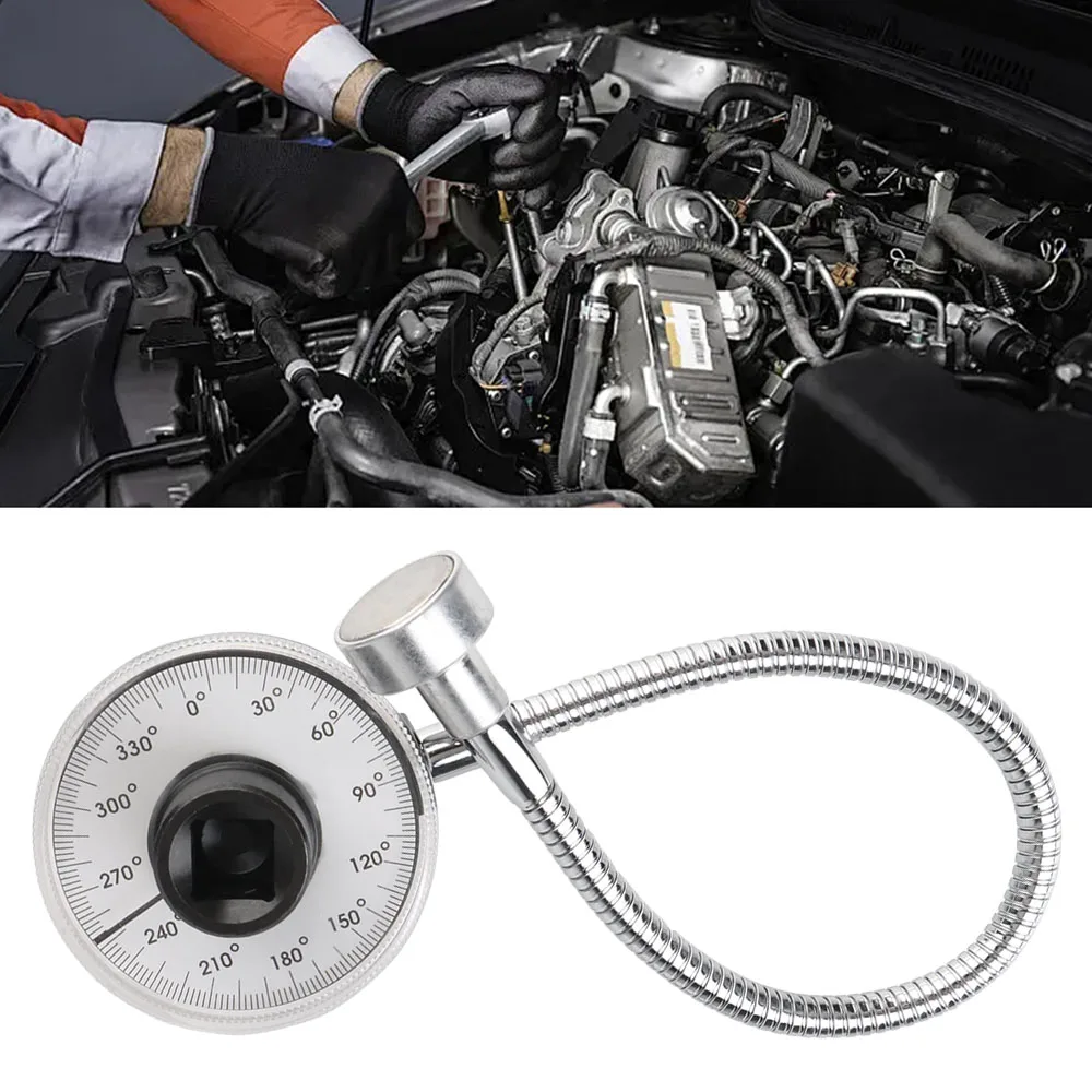 

Adjustable Torque Regular Scale Torquemeter Torque Angle Gauge Calibrated In Degrees 360 Degrees Torque Wrench Hand Tools