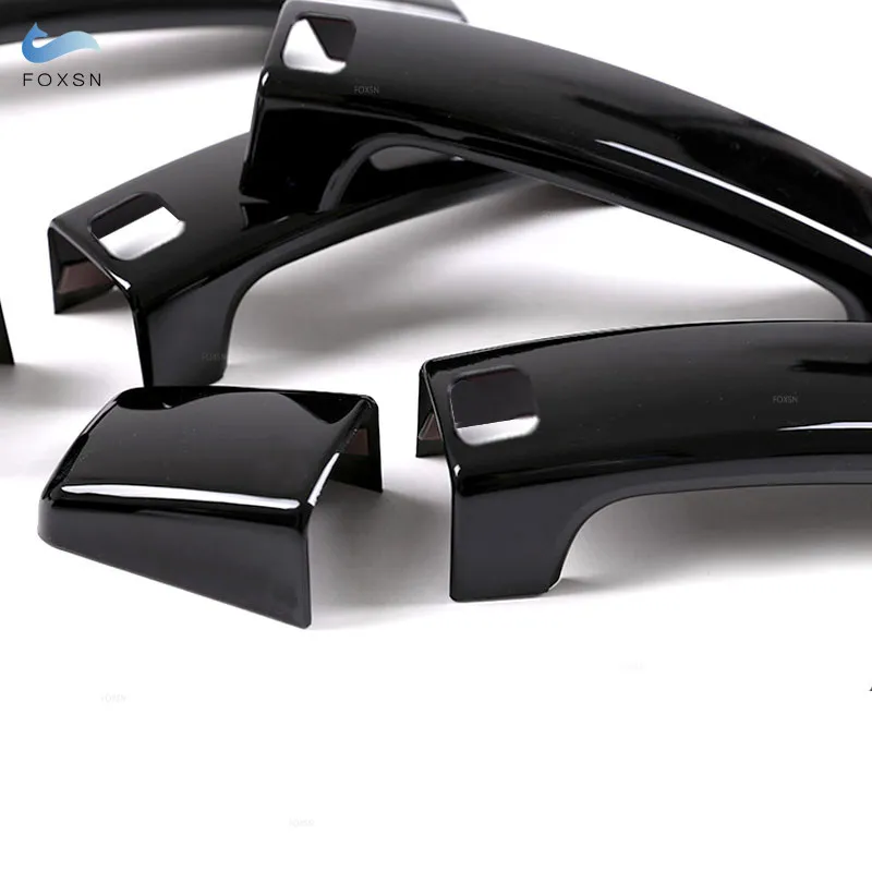 For Land Rover Range Rover Sport Discovery 4 LR4 Freelander 2 Glossy Black with smart key hole Exterior Door Handle Cover Trim