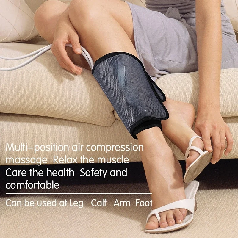 Air Compression Heating Muscle Leg Calf Foot Massager