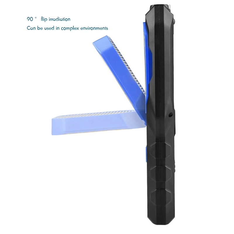Luz de trabajo LED portátil, linterna COB de 4 modos con gancho magnético y colgante, luz de inundación de 90 grados, para reparación de automóviles