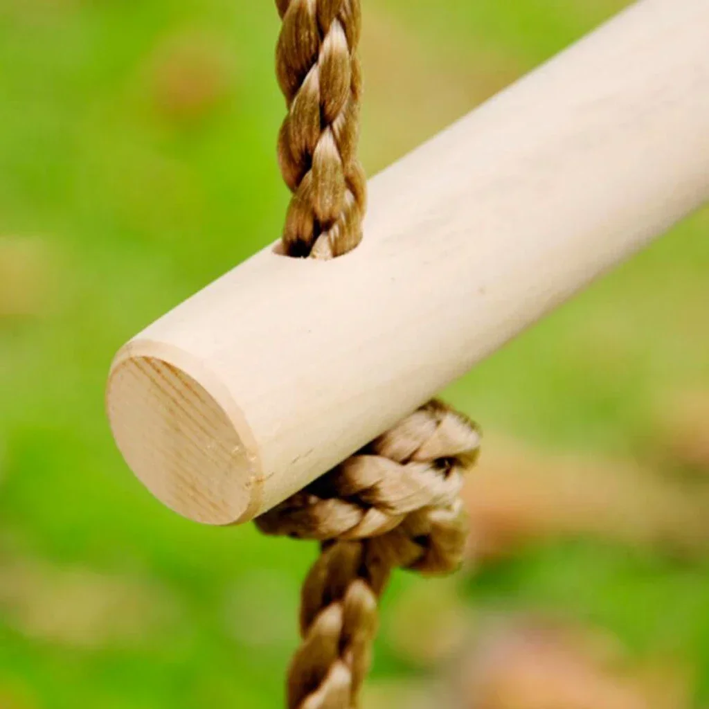 Houten kinderen klimtouw ladder kinderschommel binnen buiten spel speelgoed achtertuin speeltuin entertainmentspellen fitnessspellen