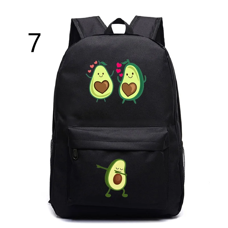 

Cute Avocado Backpack Boys Girls Casual Backpack Student Schoolbag ren s Travel Bag