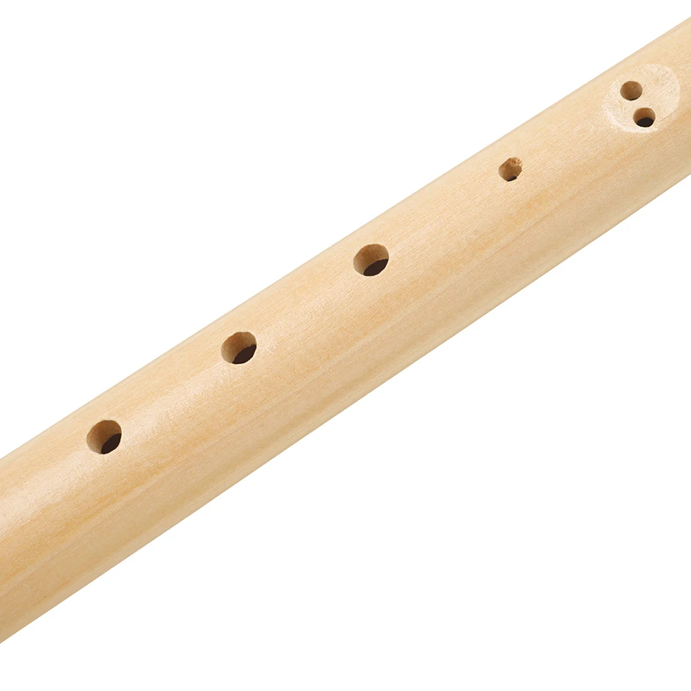 8 Holes Flute Wood Color Rcorder for Beginner Learning Professional Instrument Germanic/ Baroque Style