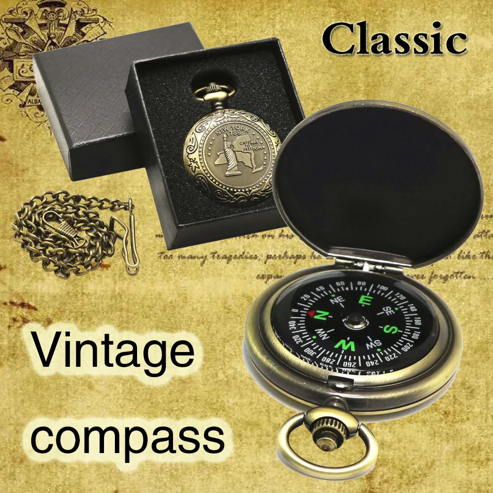 

Vintage Compass Gift Outdoor Travel Compass Mountaineering Camping Compass