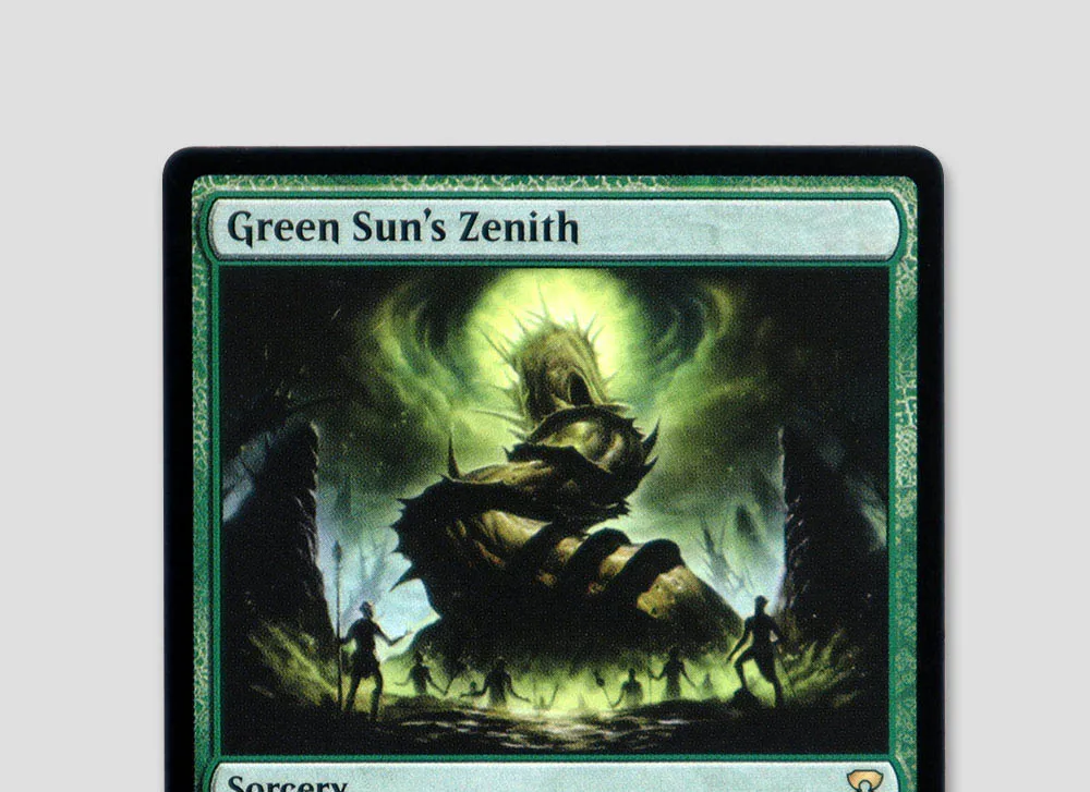 

Green Sun's Zenith TCG Magical Proxy Cards Game Quality Proxy Gathering Board Playing Game Trading Cards Proxy