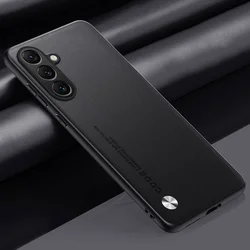 For Samsung S24 FE Case Camera Protection Plastic Leather Back Case Cover for Samsung Galaxy S24 FE Shockproof Bumper S24FE