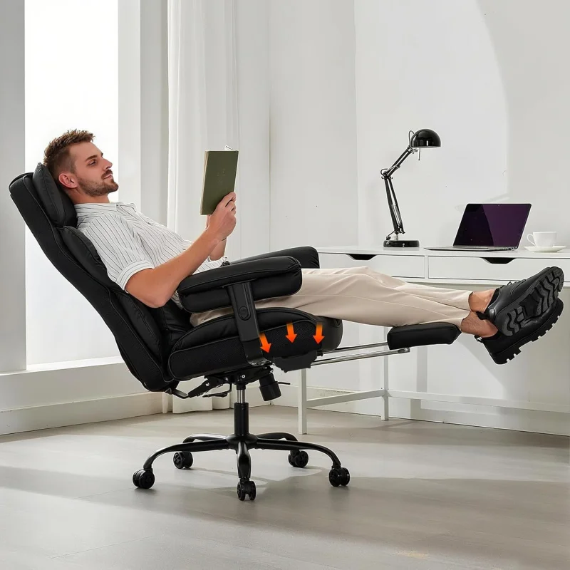 4pcs replaceable office chair footrest slider pads, durable chair foot rest attachment sliding mats, convenient replacement