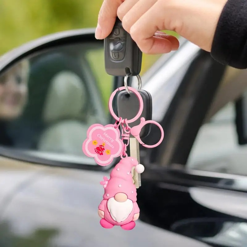 Christmas Keychain Cartoon Bag Pendant Decorative Keychain Accessories For Men Women Car Key Keychain Charm Cute Purse Charm