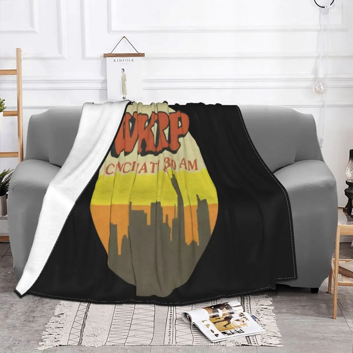 Wkrp In Cincinnati Unisex Text Holiday Top Quality Beautiful New Design New Design 2021 Latest Spring Cute Throw Blanket