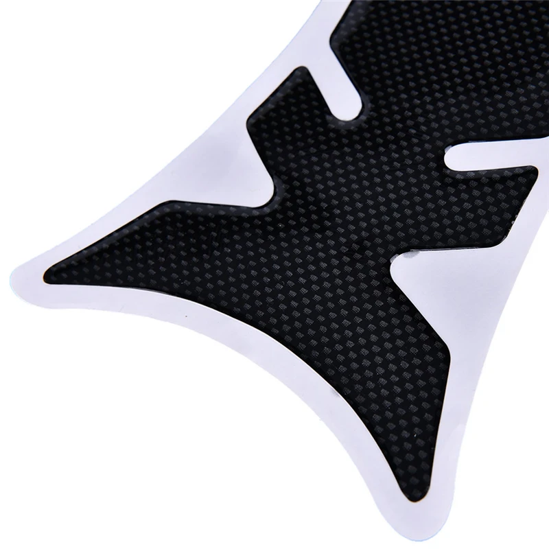 1Pc Universal Fiber Tank Pad Tankpad Protector Sticker Motorcycle Fishbone Carbon