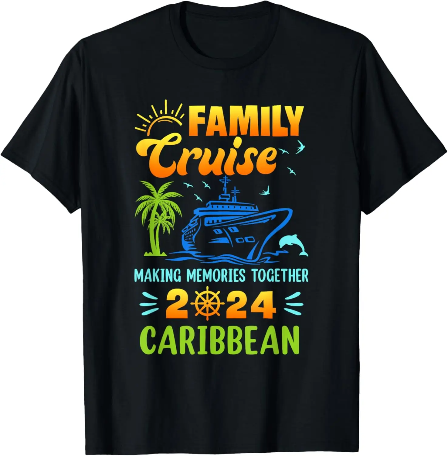 

Caribbean Cruise 2024 Family Friends Group Vacation Matching T-Shirt