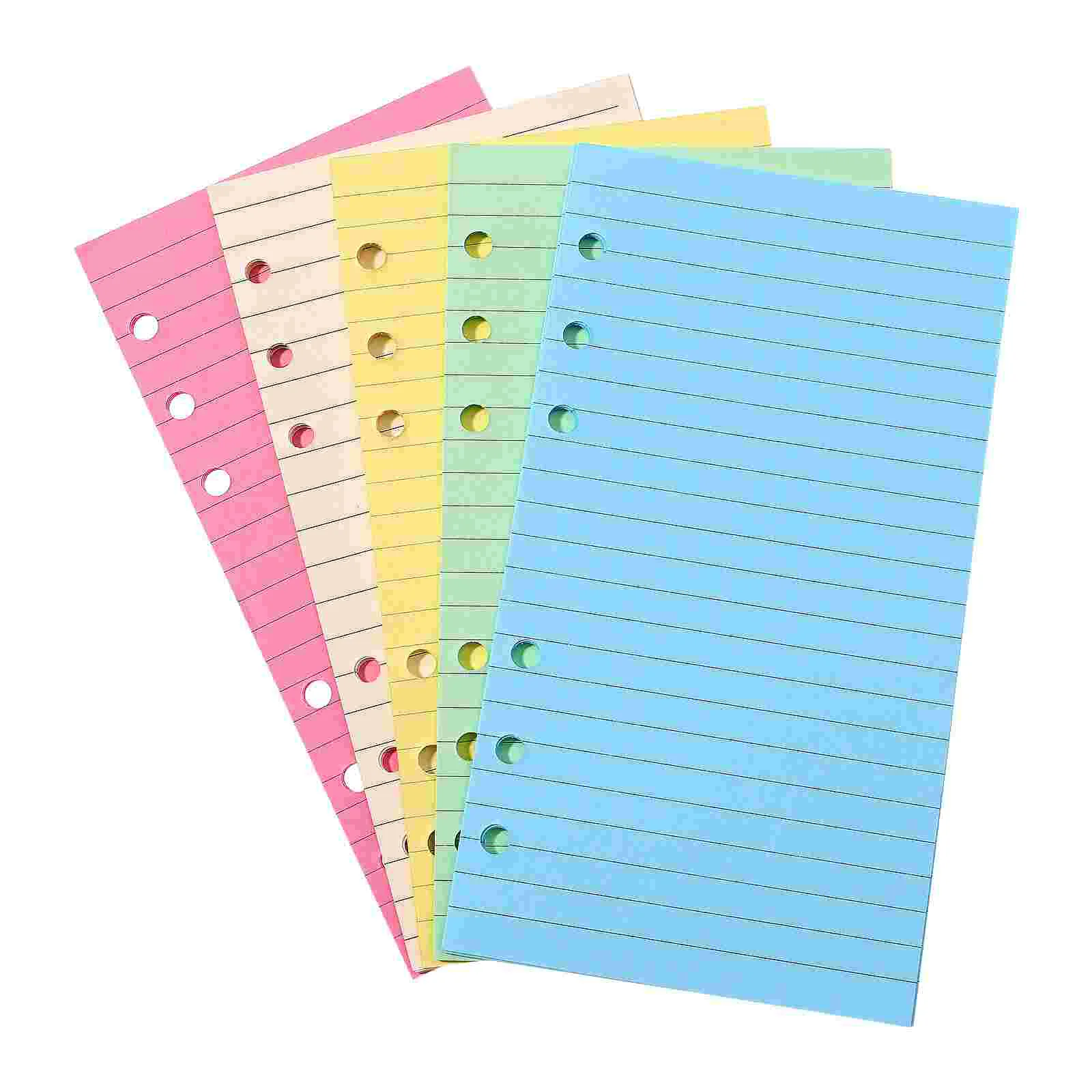 Loose Leaf Planner Fillers Pen Refills during The Day Paper Inserts for Notebok Office Notebook