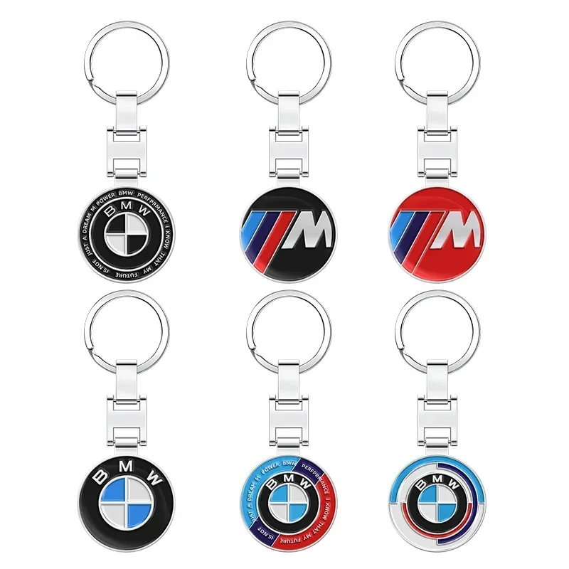 Metal Car Logo Key Chain Keyring Auto Interiors Accessories For BMW M E28 E32 E43 E52 E53 E63 E64 E93 E94 E87 F10 F20 F30 G03