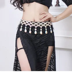 Belly Dance Waist Chain New Versatile Sparkling Practice Performance Waist Cover Oriental Dance Performance Navel Chain
