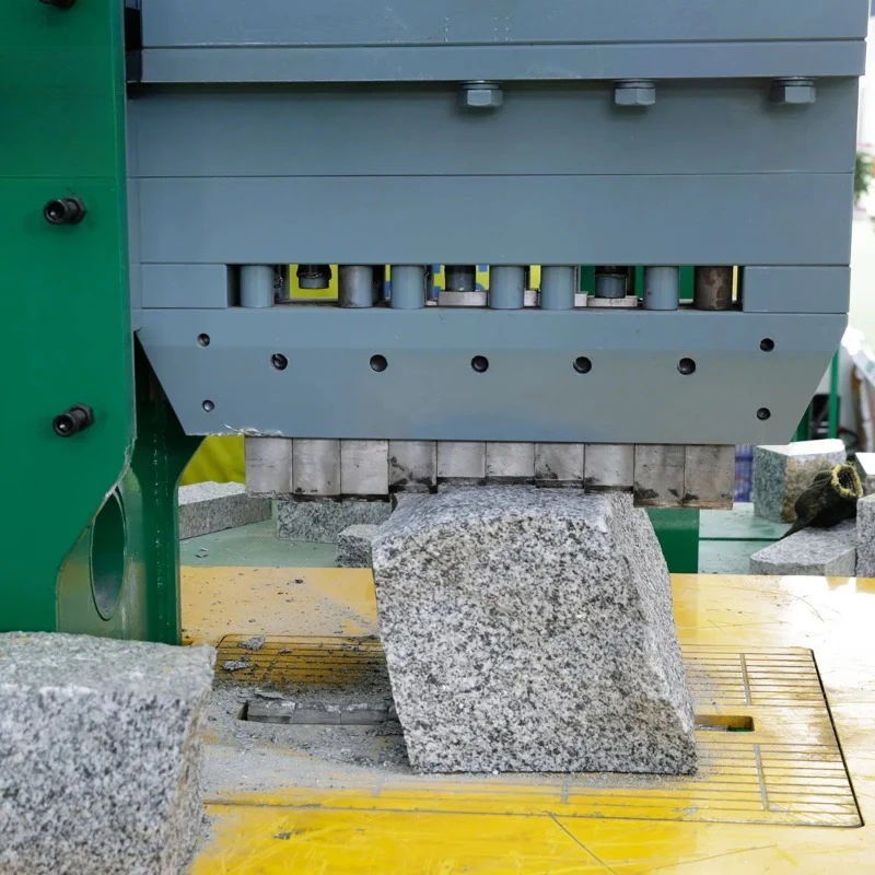 Bestlink Factory Price Stone Splitter Guillotine Hydraulic Stone Splitting Cutting Machine for Curb Kerb Stone Marble Granite Pa