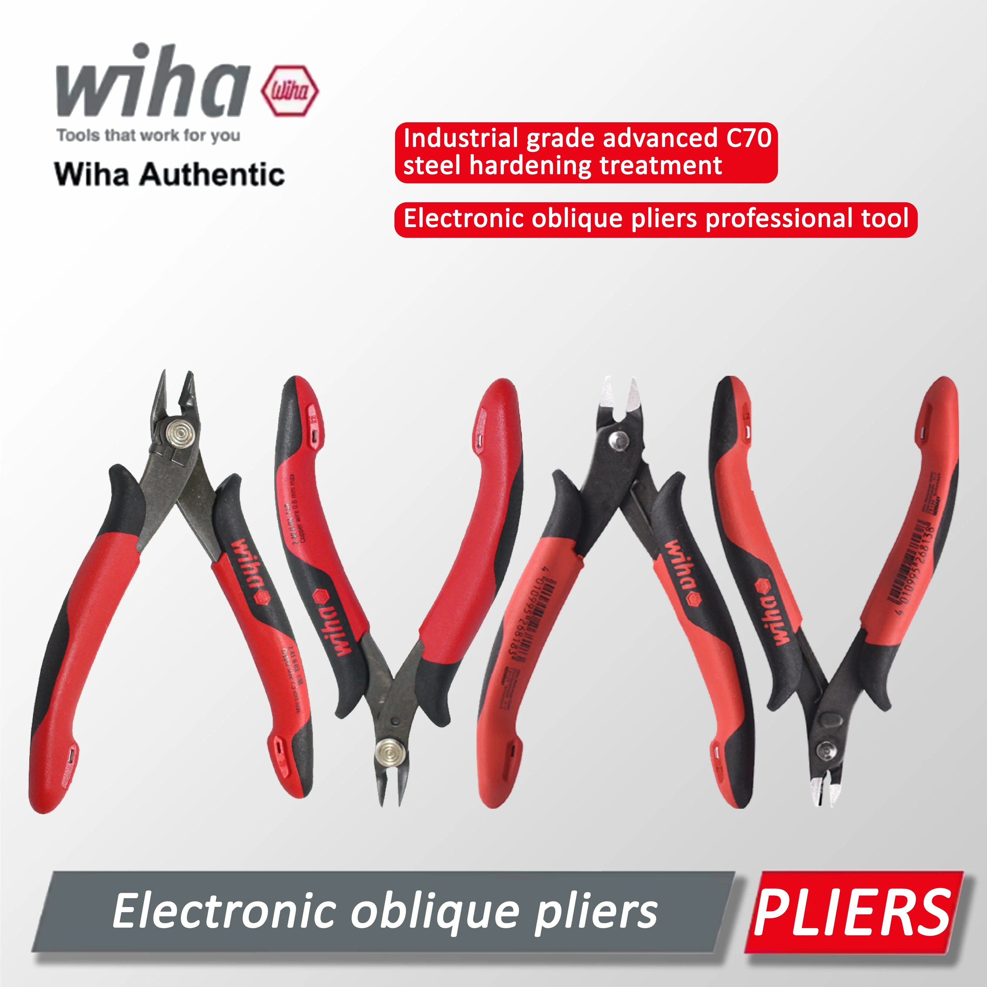 

Прецизионные диагональные плоскогубцы Wiha, мини-плоскогубцы для резки кабелей и электронных проводов, ручной инструмент 26812/26825