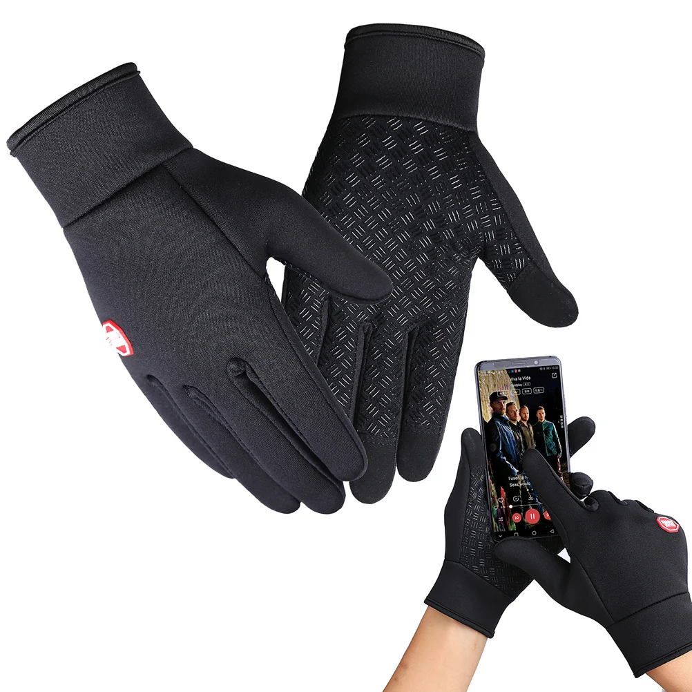 

1Pair Waterproof Touch Screen Gloves Windproof Warm Thermal Glove Outdoor Sports Cycling Hiking Climbing Running
