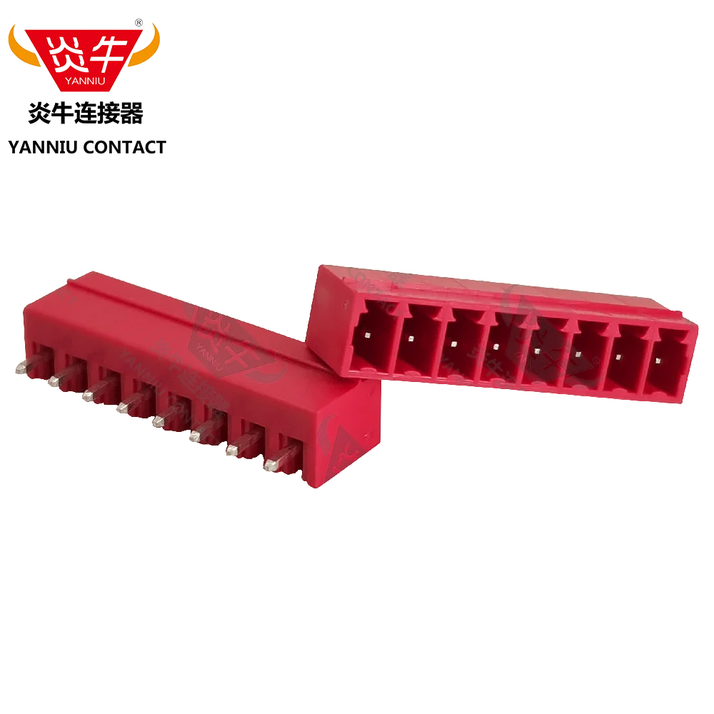 50Pcs KF2EDGV 3.81 2P ~ 12P PCB PLUG-IN TEMINAL BLOCKS 15EDGVC 3.81mm 2PIN ~ 12PIN MC 1,5/ 2-G-3,81  Red YANNIU