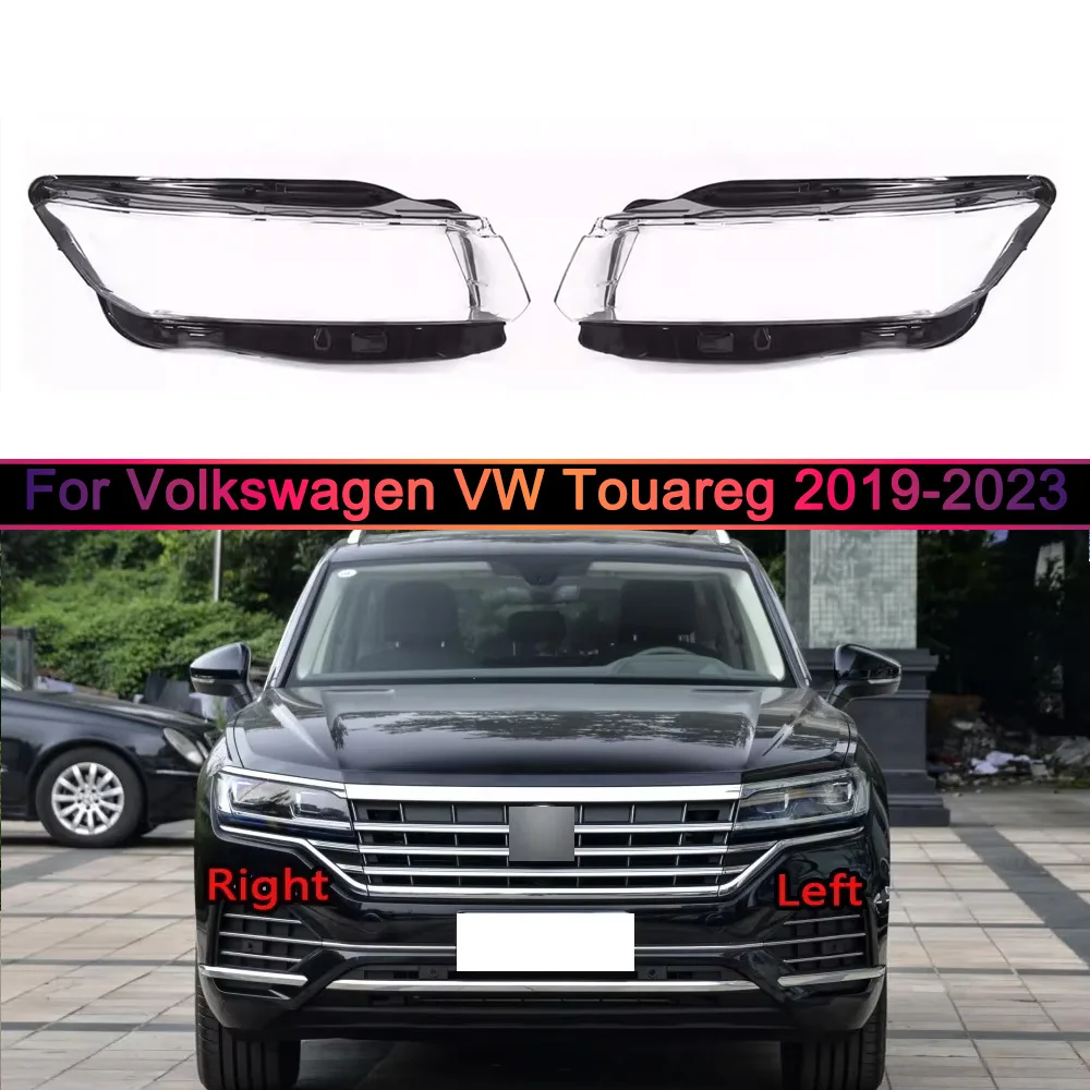 

For Volkswagen VW Touareg 2019 2020 2021 2022 2023 Car Accessories Headlight Lamp Shade Headlamp Lampshade Cover Lens Plexiglass